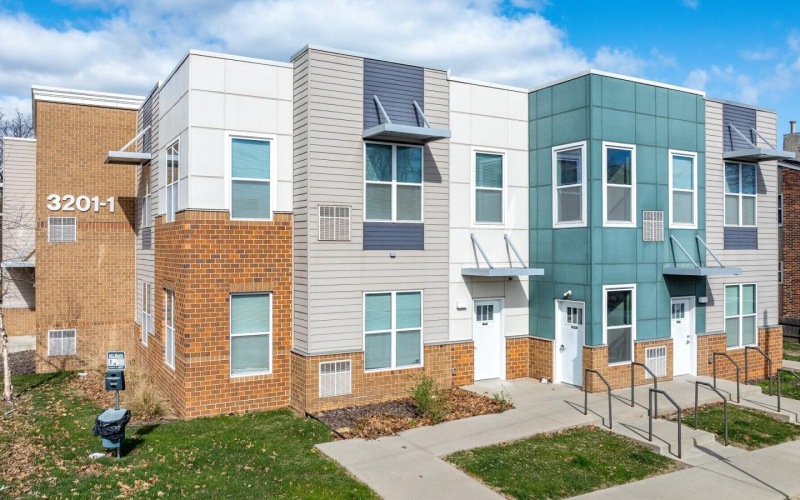 a large property with a lawn