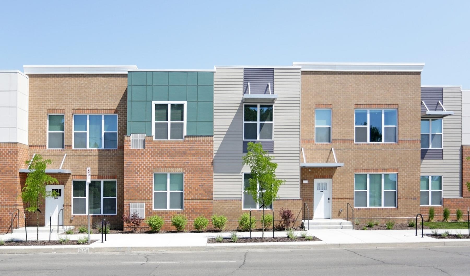 a building with a few windows